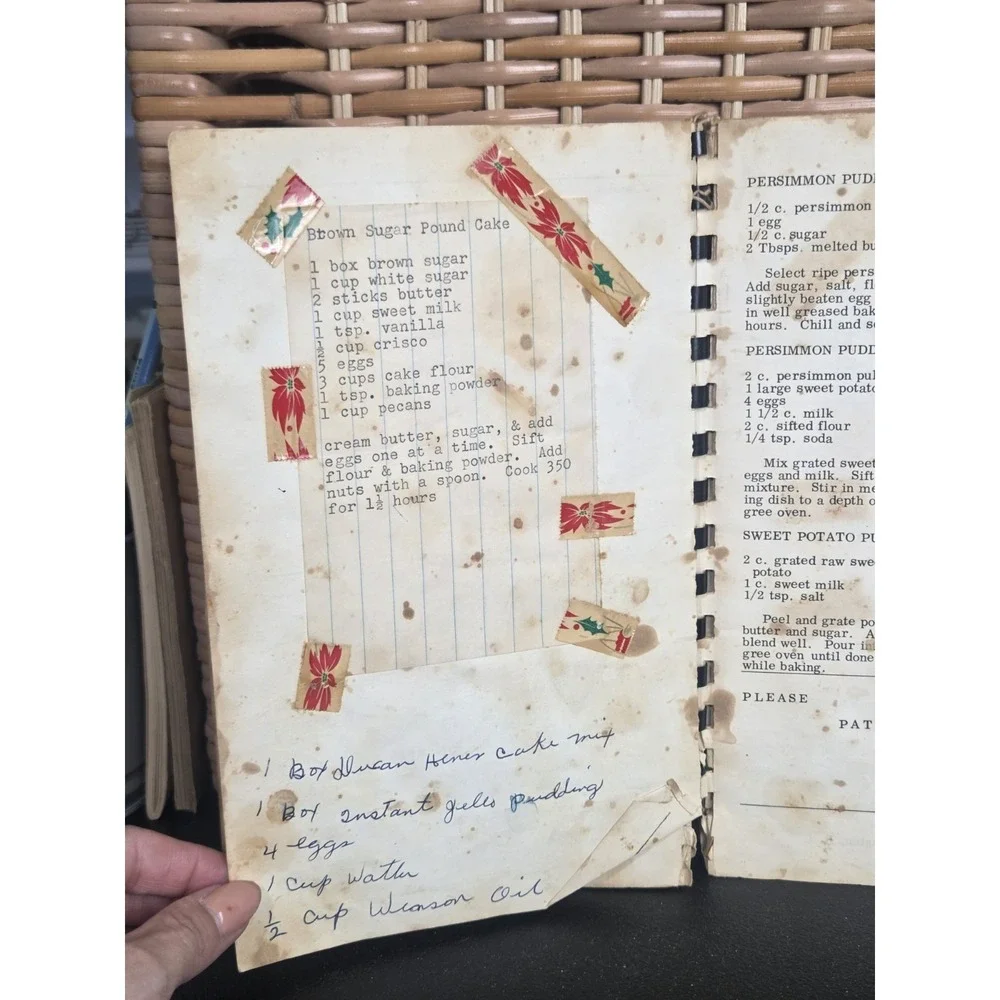 Friendship United Methodist Church Cookbook Spiral  Lexington, NC Vintage